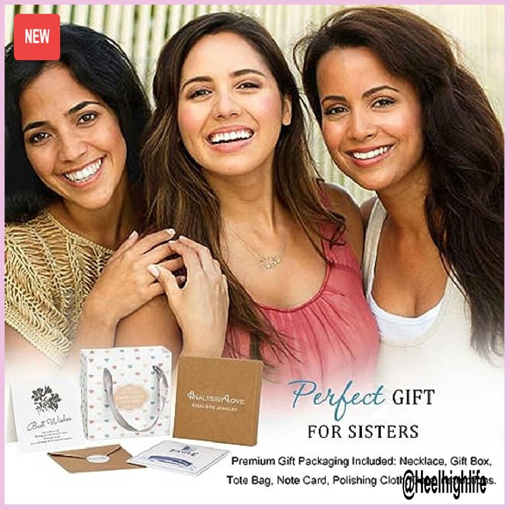 Sterling Silver Interlocking Circles Necklace, Ad… - image 8